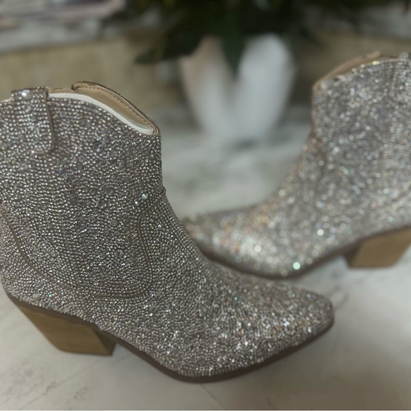 Rhinestone booties - Picture 4 of 4